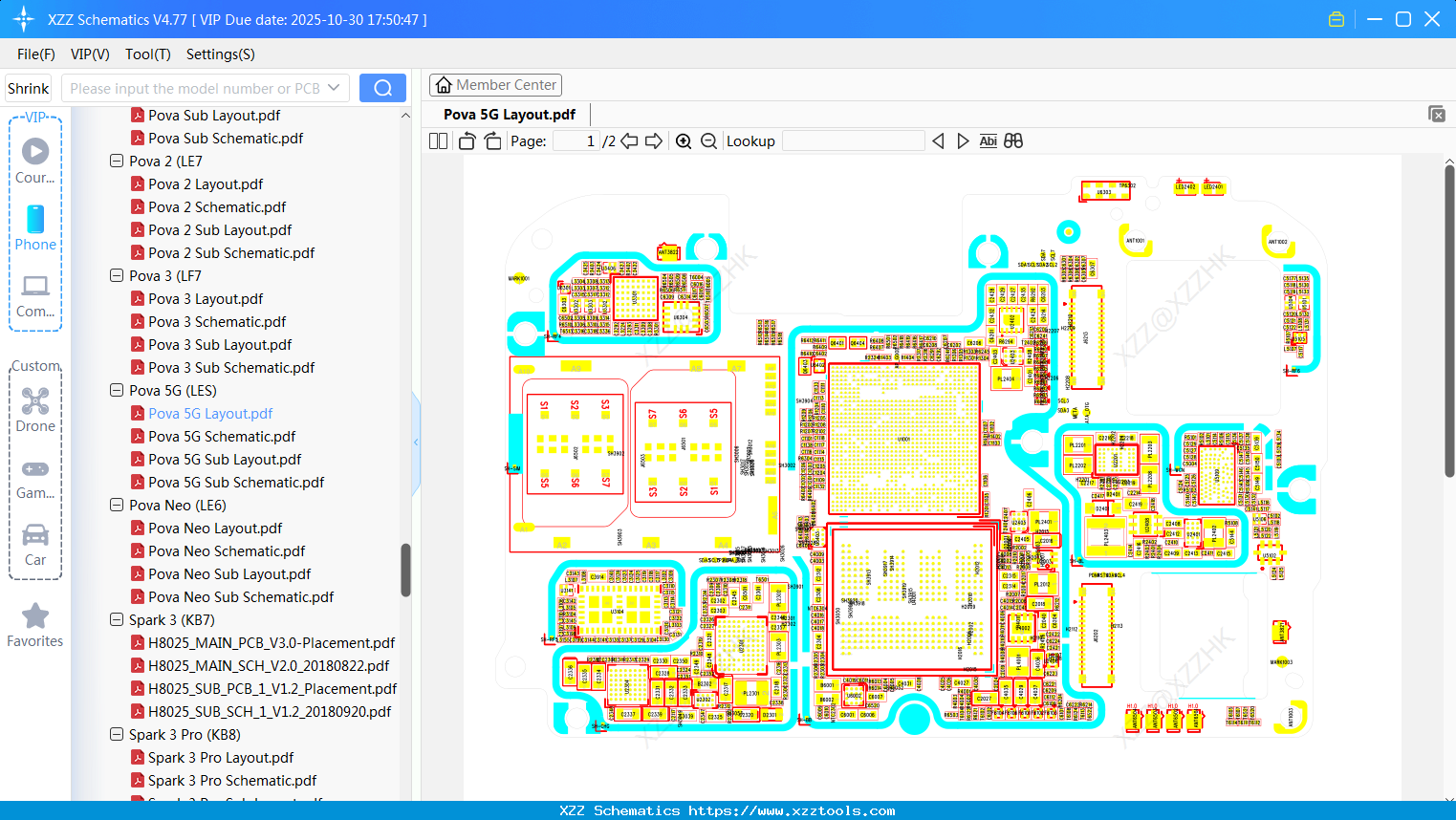 Tecno Pova 5G Layout